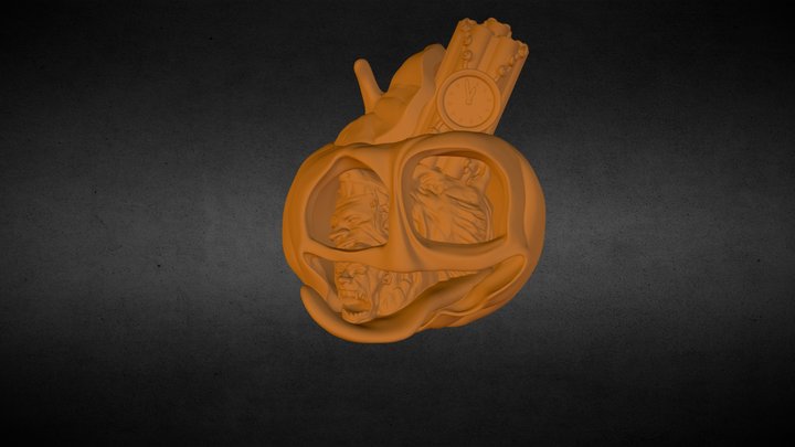 Jack-O-Lantern 3D Model
