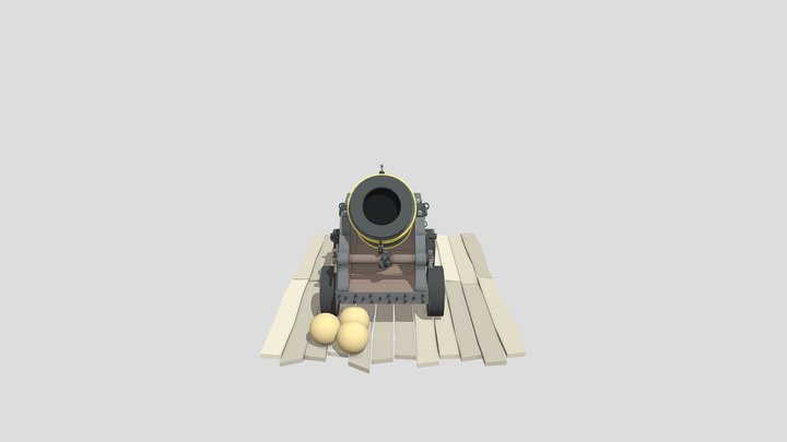 Cannon [XYZ School HW] detailing 3D Model