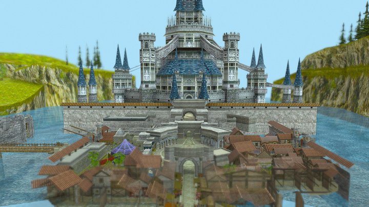 Medieval fantasy town – Modelo 3D gratuito STL