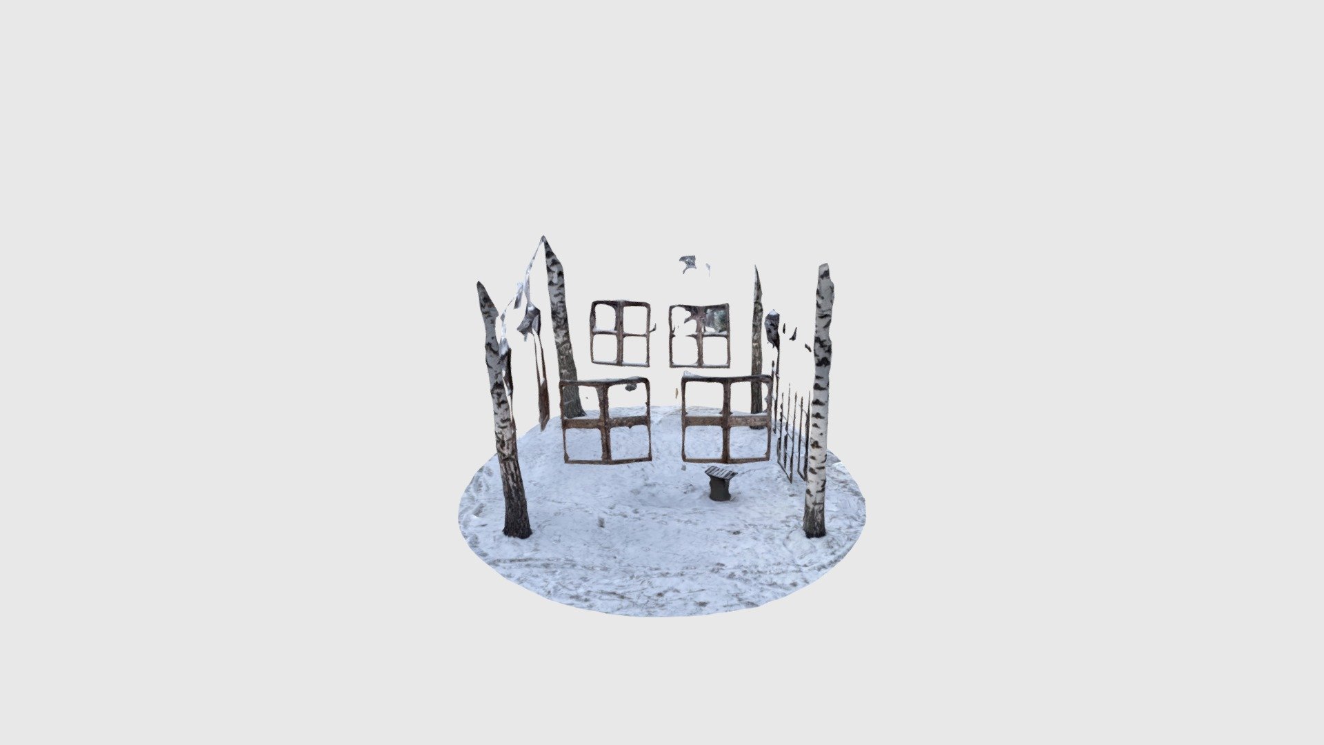 watercolors fun. Dream house take 2 Download Free 3D model by PAF