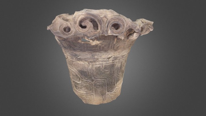 縄文土器（深鉢）/ 谷地遺跡 3D Model