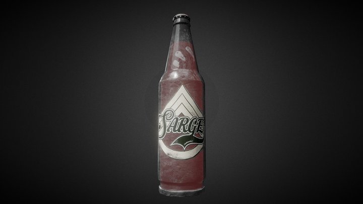 Fallout Cascadia - Sarge Soda Bottle Classic 3D Model