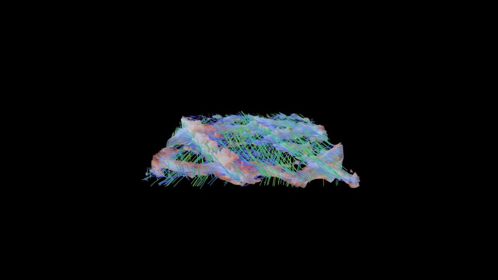 final state of 3D MRX with weak guide field