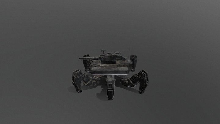 Spider Tank 3D Model
