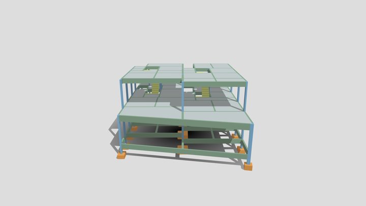 152. BLOCO D - Cond. São Caetano de Odi. 3D Model