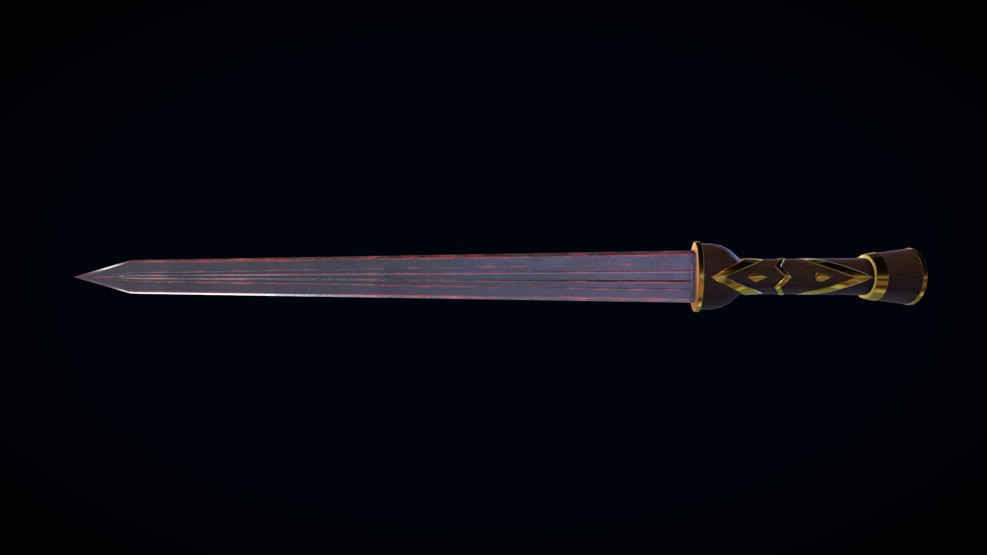 Terrifier 2 Sword 3d Model By Ametzger [7fe4543] Sketchfab