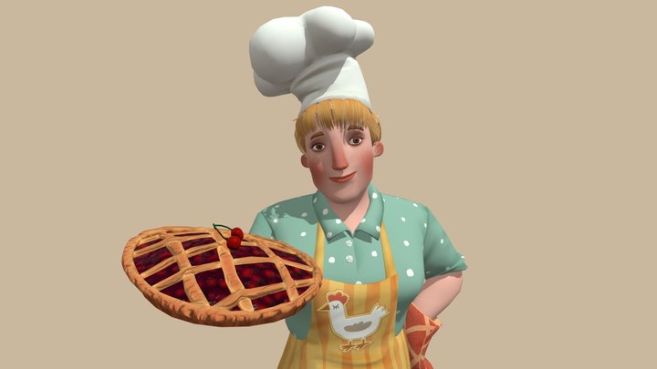 Baker Gerda 3D Model