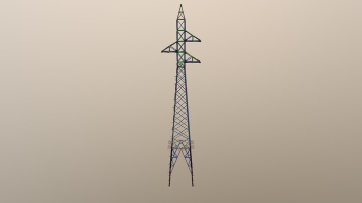 TORRE 12 M RE 3D Model