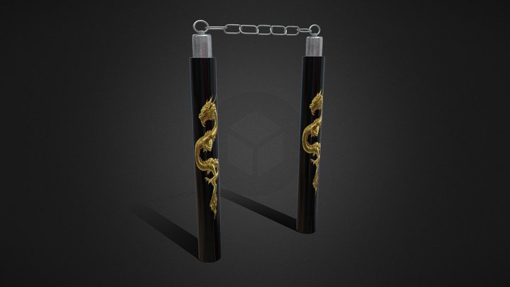 Traditional Nunchaku – Free 3D Model STL
