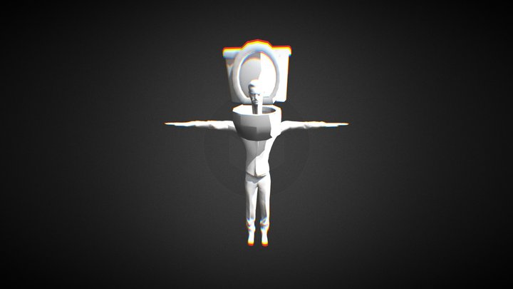 Toiletman 3D Model