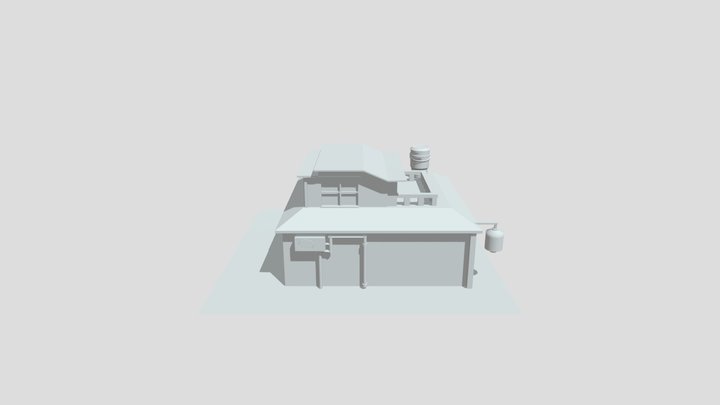 Ichiraku Ramen Shop 3D Model