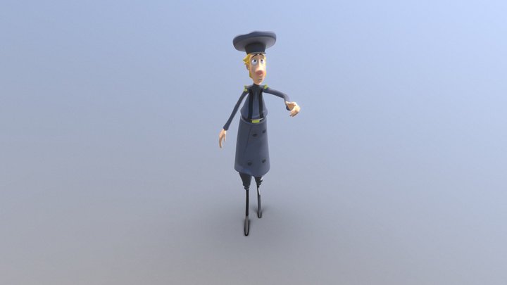 Mailman Jesper 3D Model