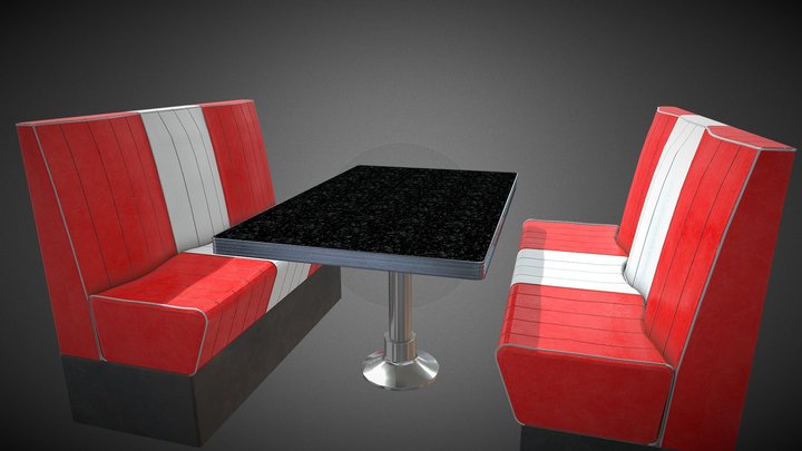 24 Hours Before - Booth Model 3D Model