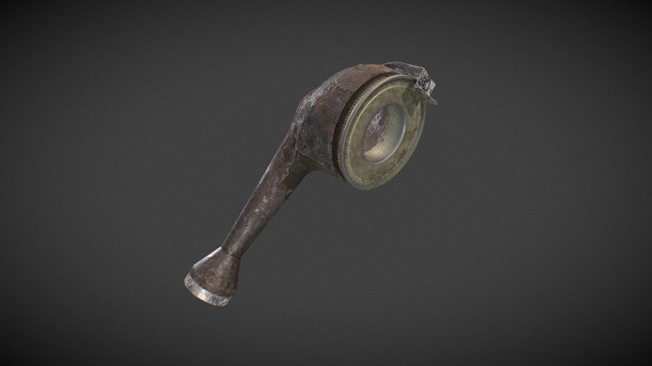 Mechanical Part - Rusty Metal Rotor Arm. 3D Model