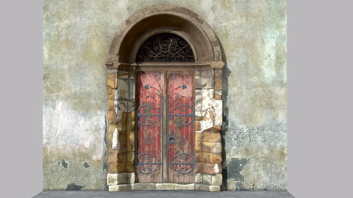 Old door – Modello 3D gratuito STL