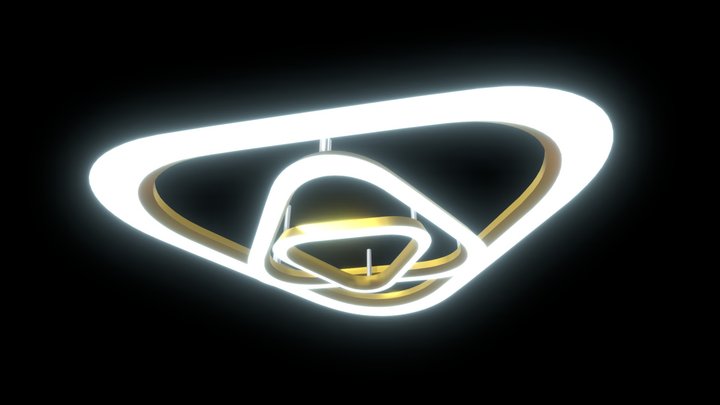 Modern Interior Ceiling Light 3D Model