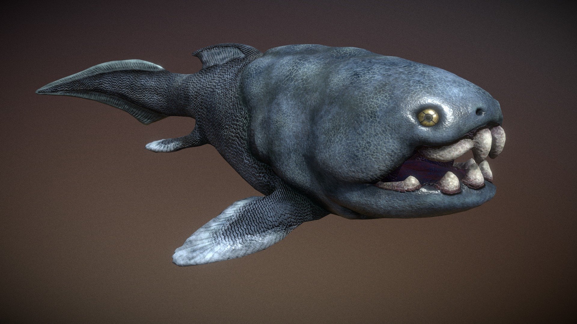 Donkleosteus Fish - 3D model by Nova Odos (@novaodos) [7feb4b9] - Sketchfab