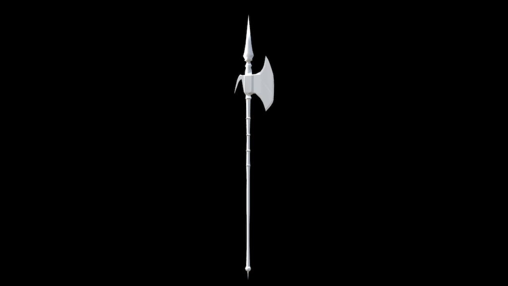 Halberd - 3D model by frazerbezant [7febe31] - Sketchfab