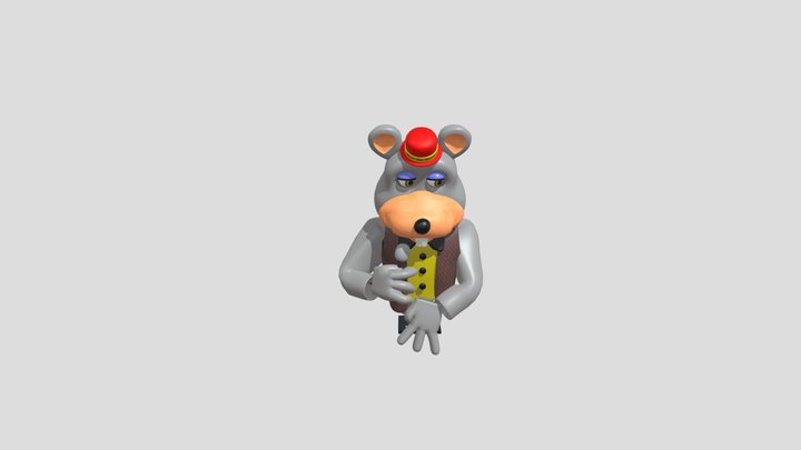 Chuck e. cheese 1982 version 3D Model