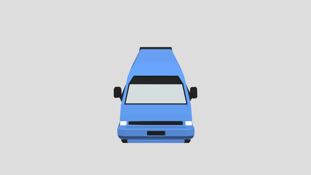 Angkot lowpoly