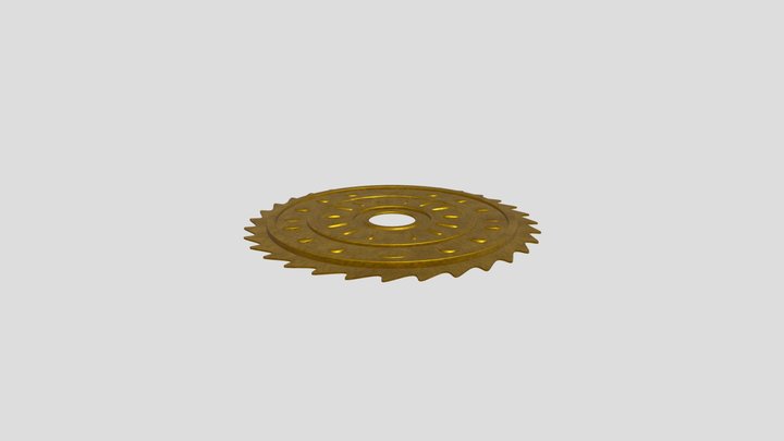 Sudarshan Chakra 3D Model