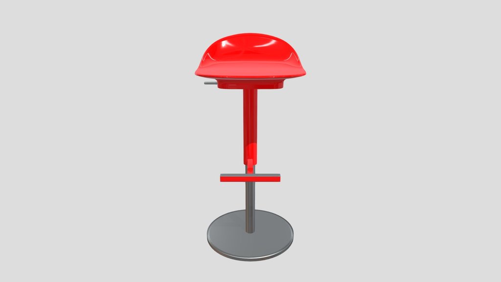 Metal Bar Stool A