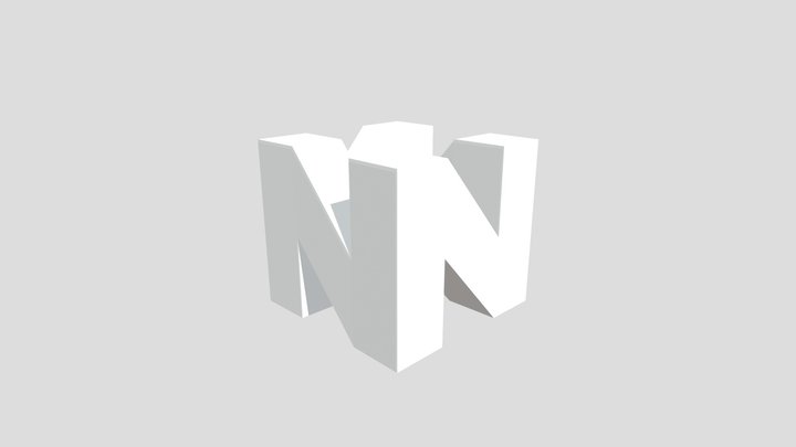 N64 Logo 3D Model