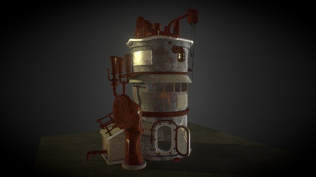 Tower Low Poly 3D Model