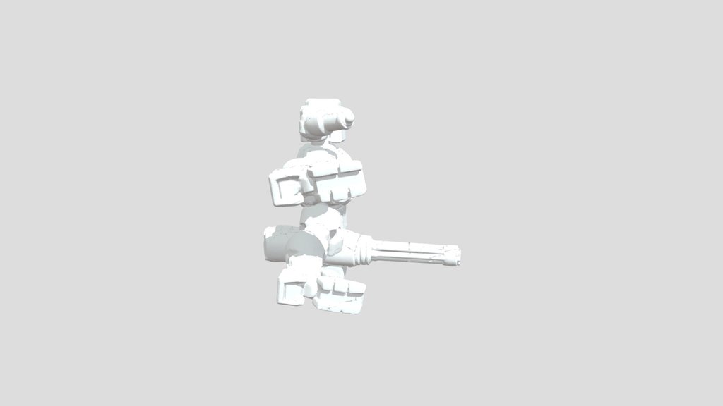 Articulated Mech Warrior Squad STL Bundle |…