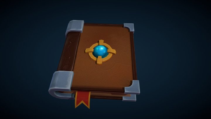 Spell book 3D Model