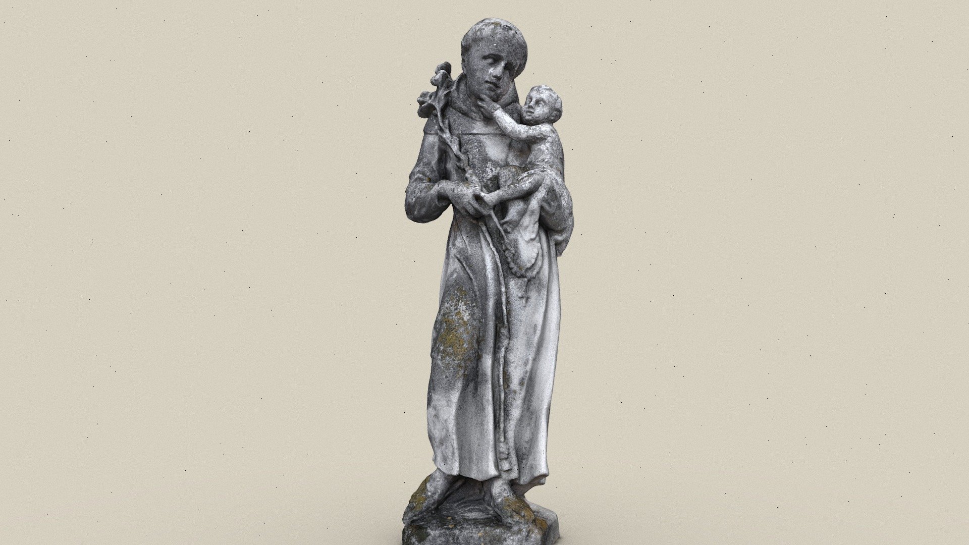 Hl. Antonius — Sketchfab embed 3D viewer