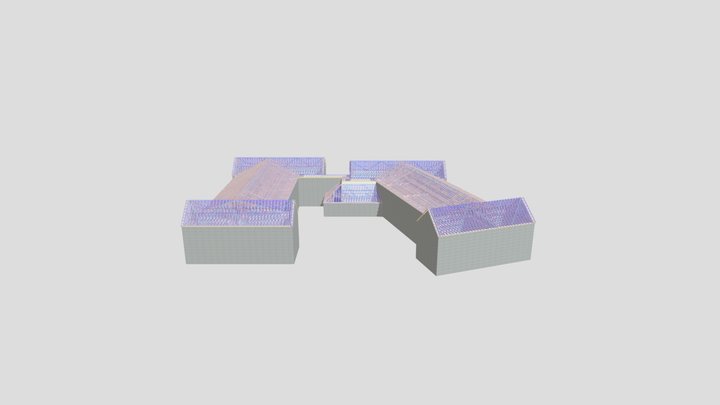 229458BB - Apartment Block 3D Model
