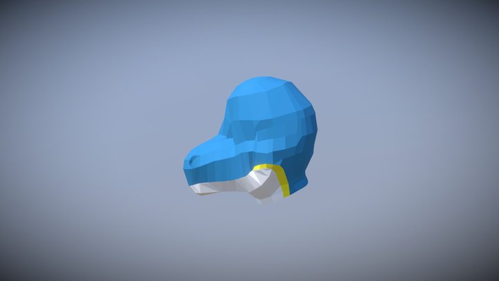 Cod-head 3D Model