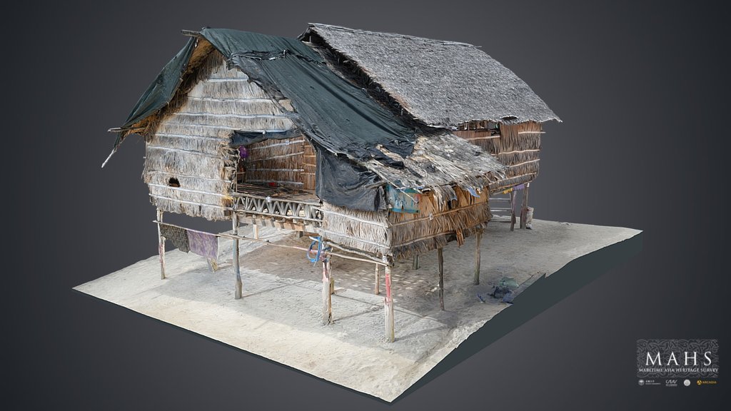 House structure, Moken Village, Thailand