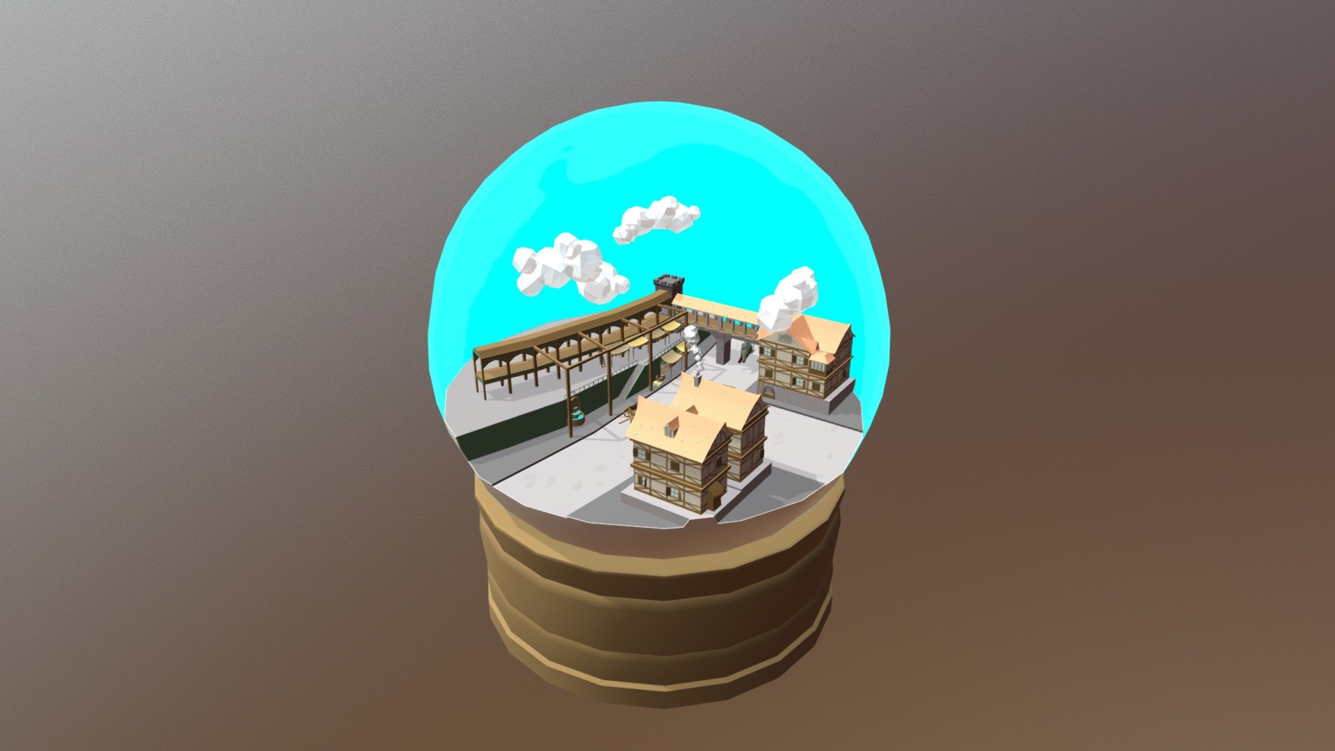 MedievalGlobe Scene