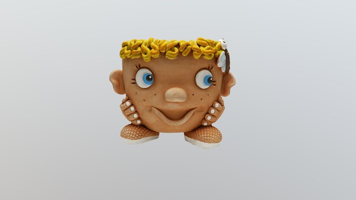 Funny Pot 3D Scan 3D Model