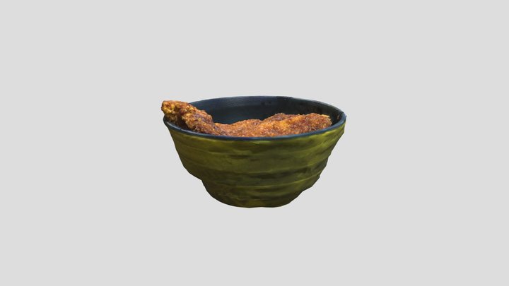 Sause Sasami Katsudon 3D Model