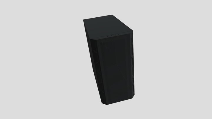 High-Performance CPU Case 3D Model
