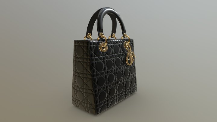 Dior Lady Bag 3D Model