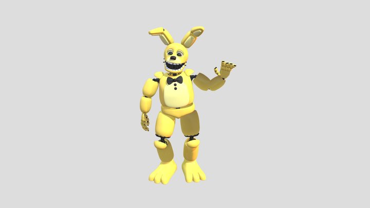 Spring Bonnie 3D Model