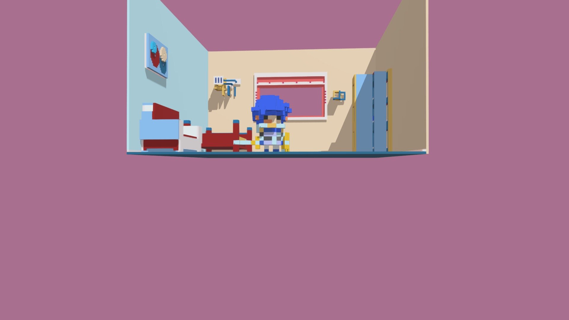 First voxel - room