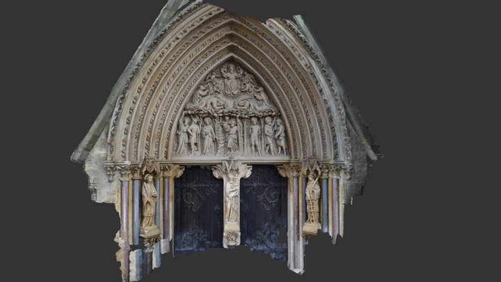 All Saints Front Door 3D Model