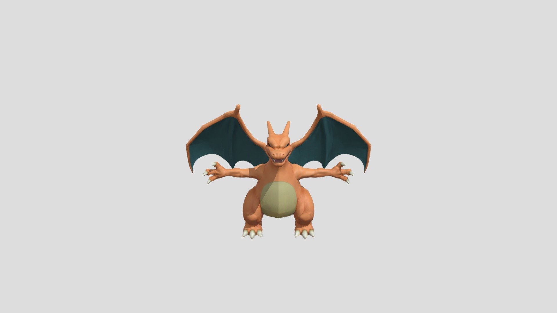 Charizard - ssbu - 3D model by rogeriofsalves1 [7ffbfc8] - Sketchfab