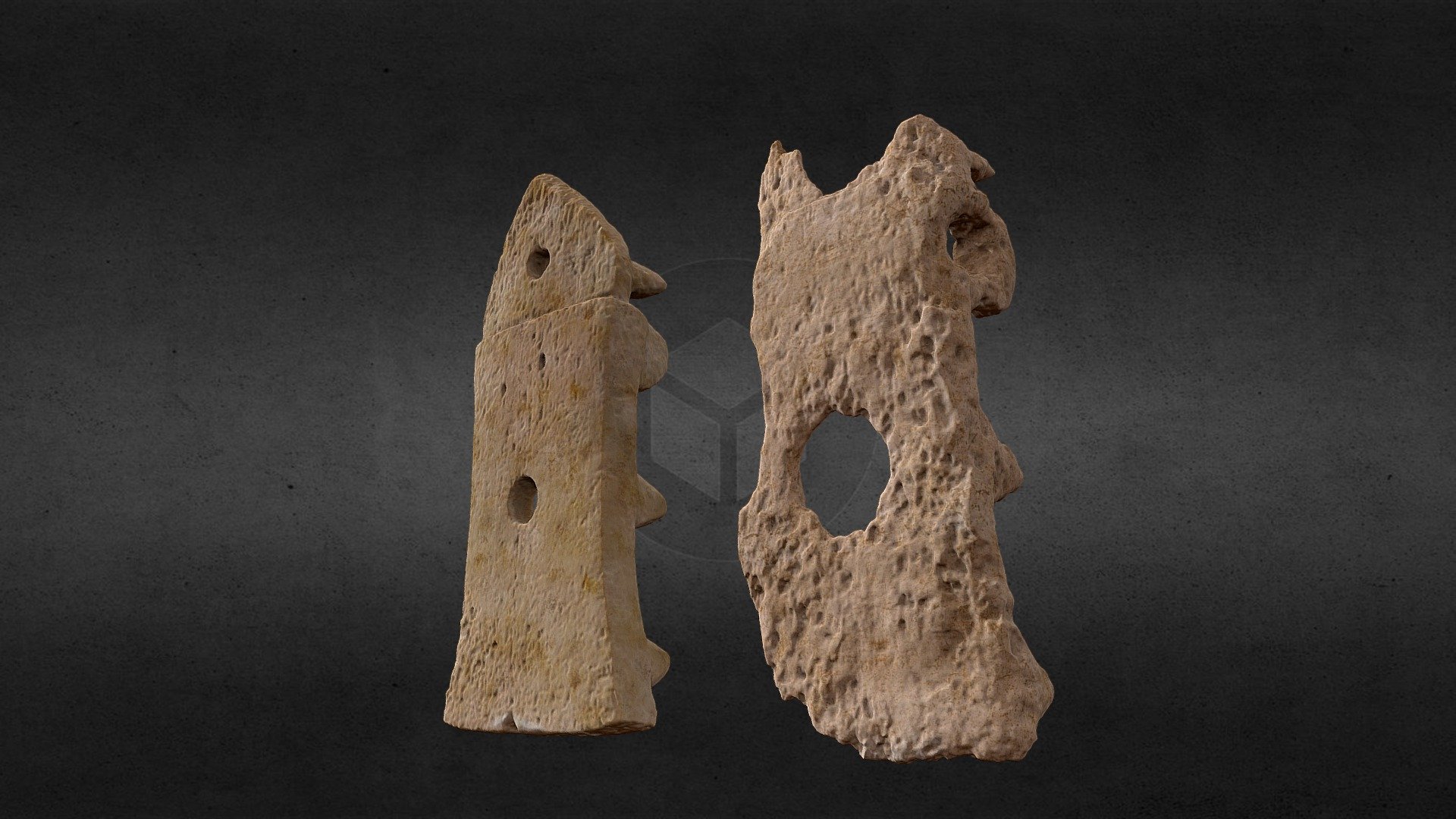 Bronze Age horse bridle (B) 3D model by Archaeological Museum SB