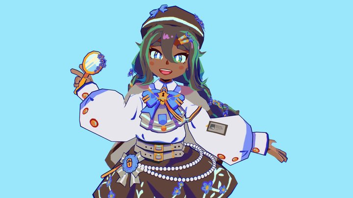 [COMMISSION] 3D Model for Mila_Myosotis 3D Model