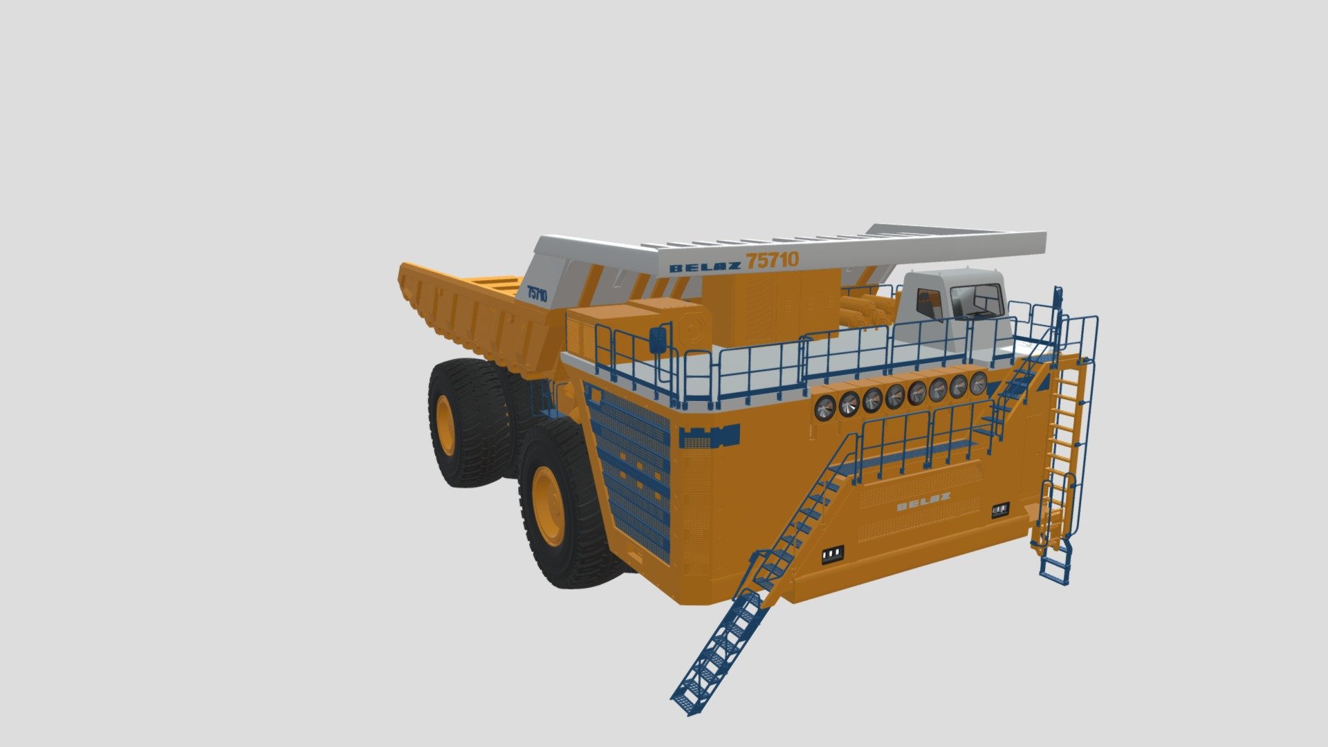 Belaz_75710_Truck - 3D Model By J_swope00 [7ffdc8c] - Sketchfab