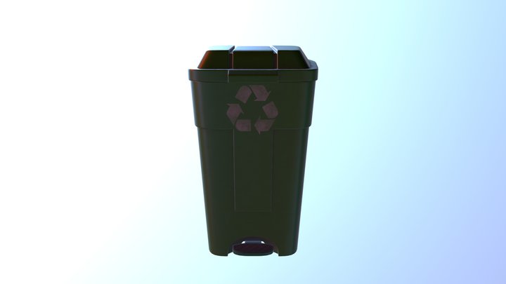 Trash Container 3D Model