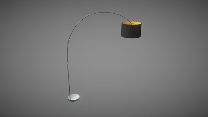 Floor Lamp Almach 3D Model