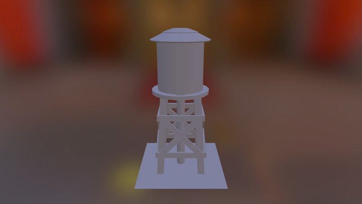 Caixa d'água 3D Model