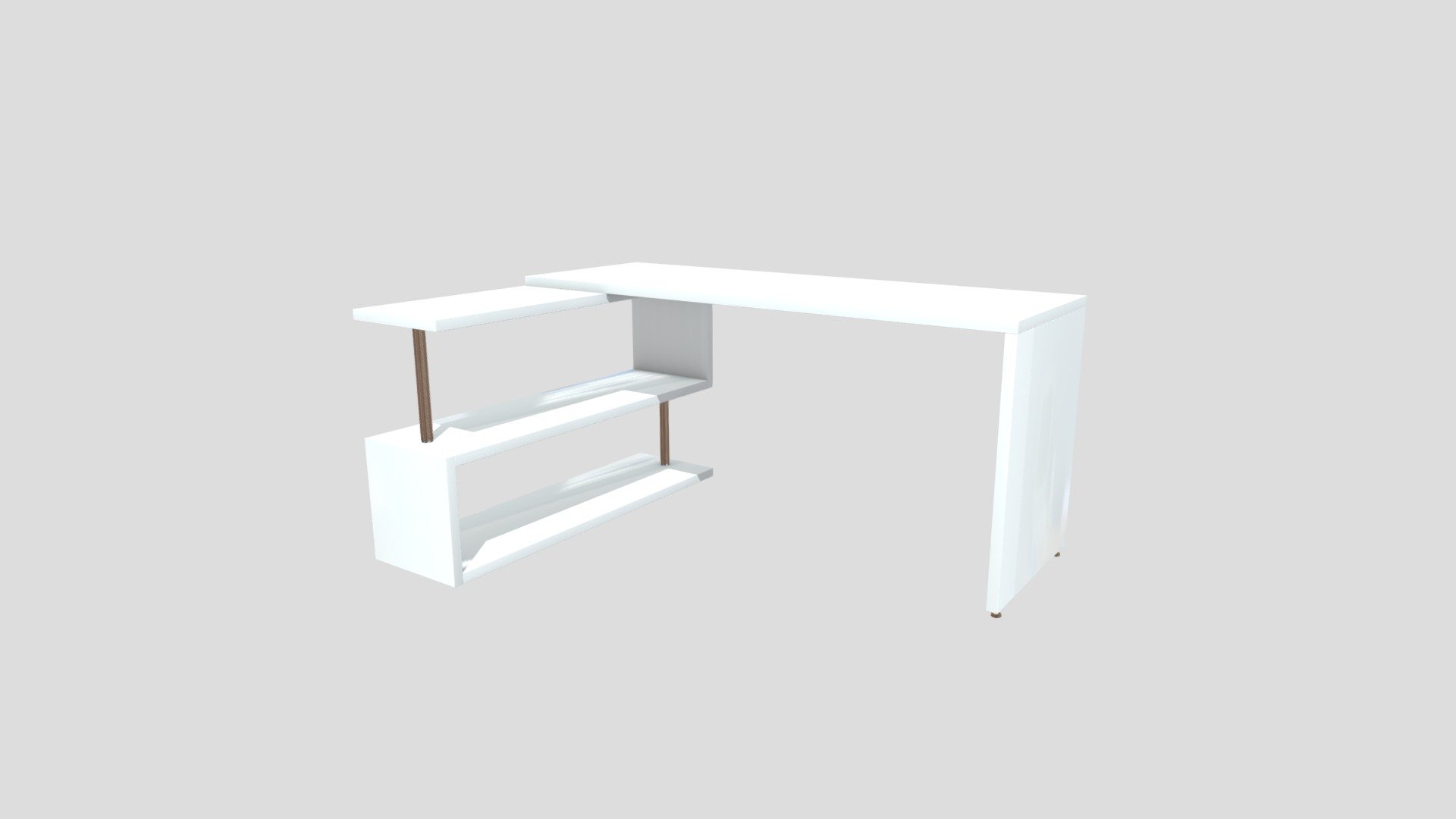 Cornell Easy Wide Desk Desk — Sketchfab embed 3D viewer